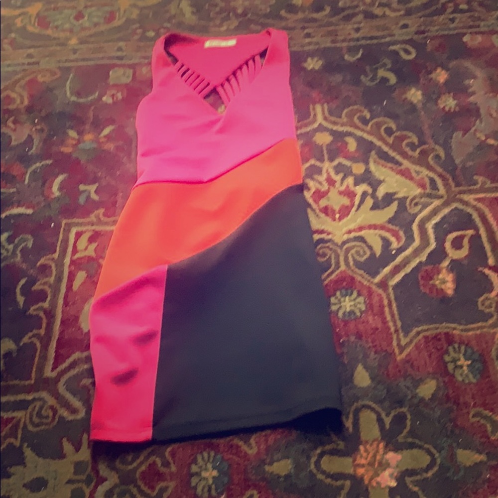 Multi color mini dress